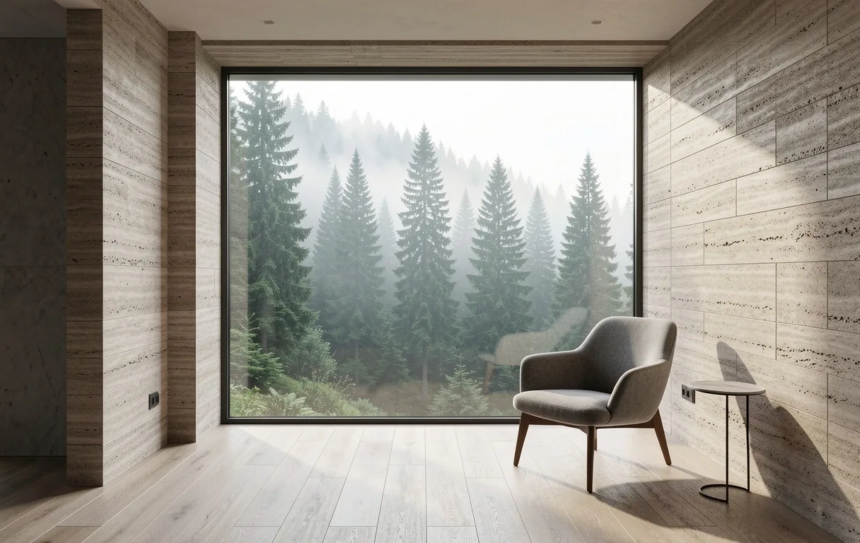 Intérieur minimaliste suisse
