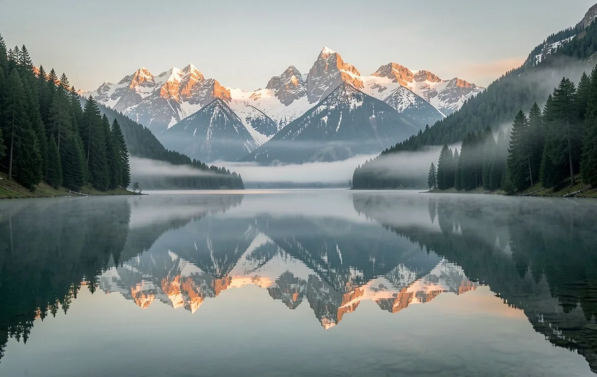 Paysage alpin suisse